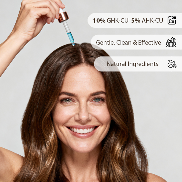 does ghk cu help with hair growth GHK-Cu vs AHK-Cu for Hair: The Difference, and Why Both – Hairgenetix The purported benefits of Dosage:5/5mg (standard) advanced peptide research