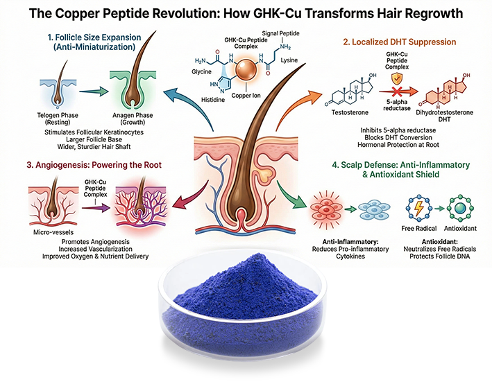 Ingredients Hairgenetix | GHK-Cu, AHK-Cu & PDRN Peptides Ingredients Hairgenetix | GHK-Cu, AHK-Cu & PDRN Peptides