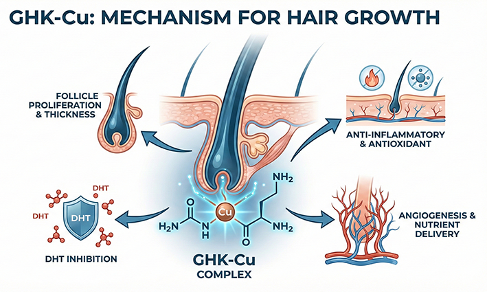 Ingredients Hairgenetix | GHK-Cu, AHK-Cu & PDRN Peptides Ingredients Hairgenetix | GHK-Cu, AHK-Cu & PDRN Peptides