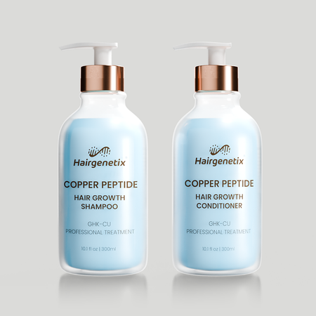 Copper Peptide Shampoo & Conditioner Set | GHK-Cu Hair Care Hairgenetix Copper Peptide Shampoo & Conditioner Set | GHK-Cu Hair Care Hairgenetix